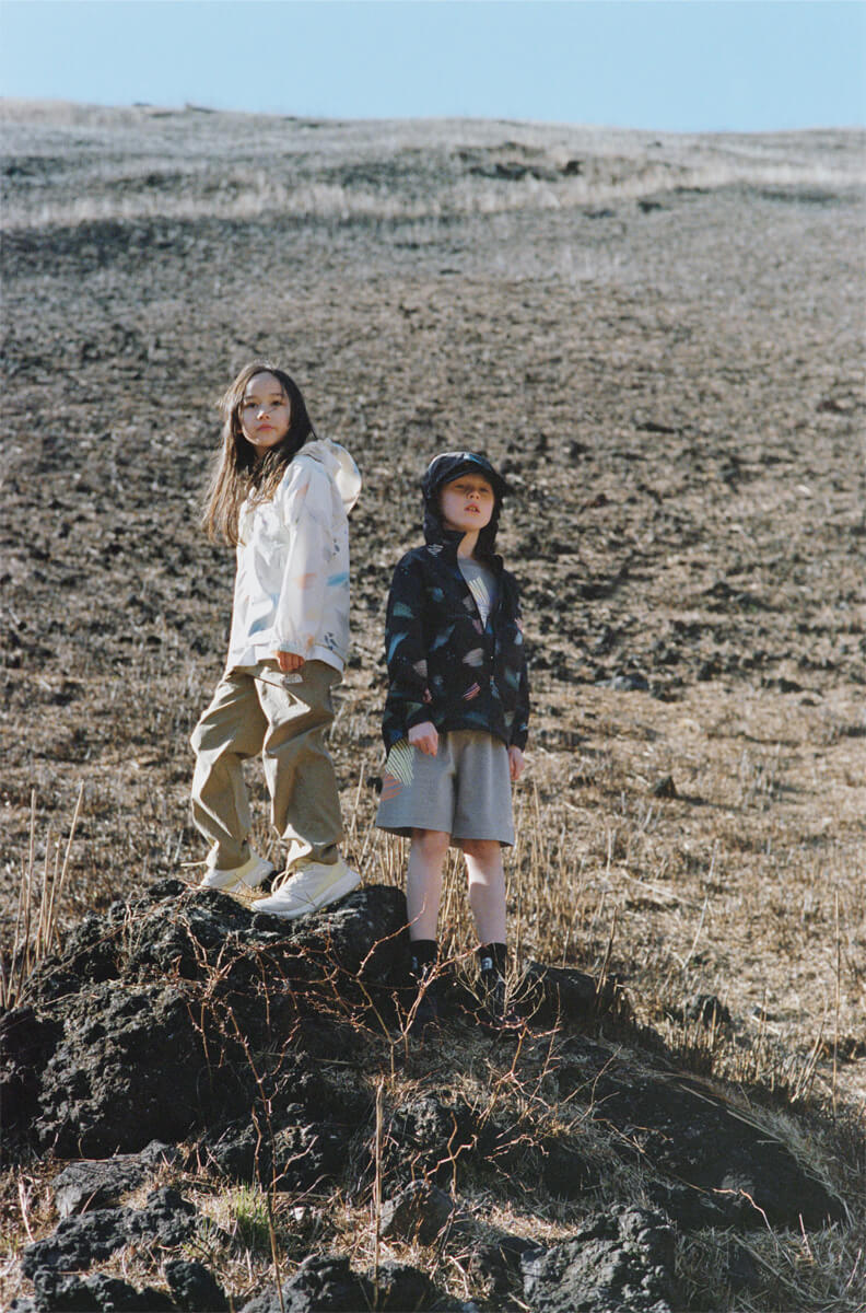 〈THE NORTH FACE KIDS〉× Ayame Ono。宇宙の色彩を散りばめた第2弾が発売